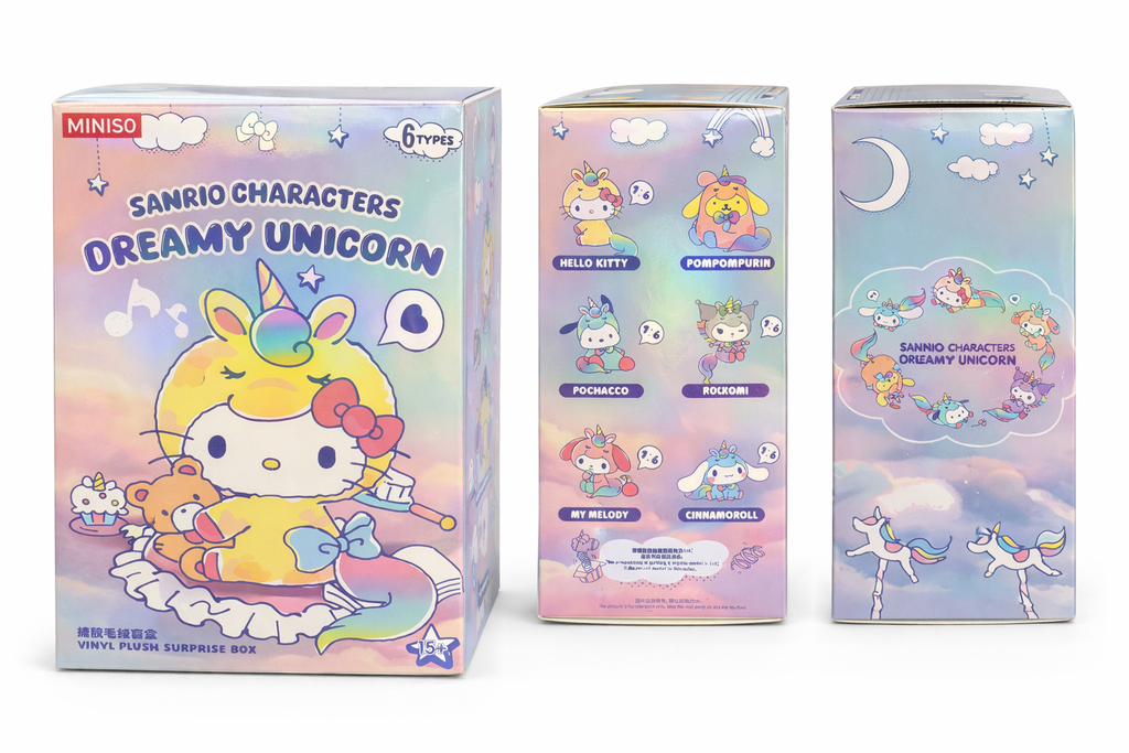 🌈 Sanrio Characters Dreamy Unicorn Series – Blind Box 🦄